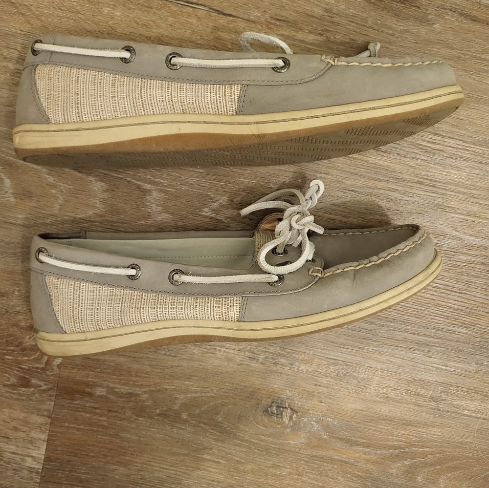 Sperry Firefish Boat Shoe Grey Size 9 - Picture 5 of 10